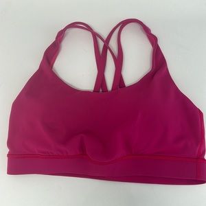 Lululemon energy bra size 6 pink
